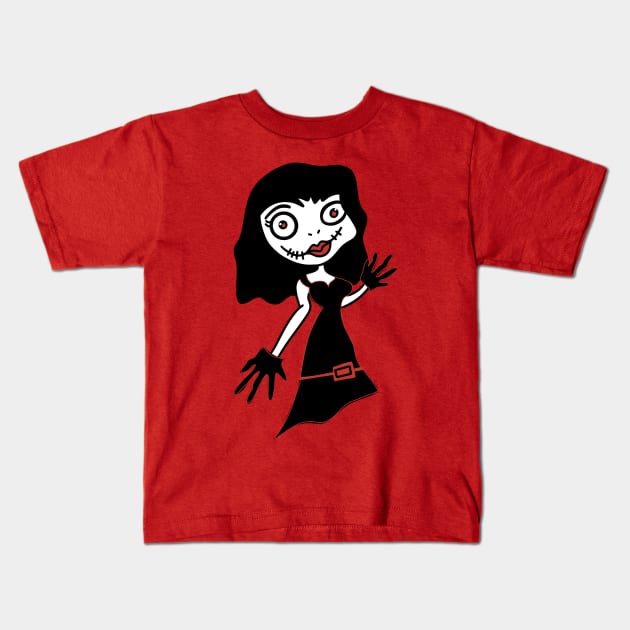 Corpse Gothic Style bride Kids T-Shirt by Idanitee